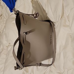 Gray Michael kors purse